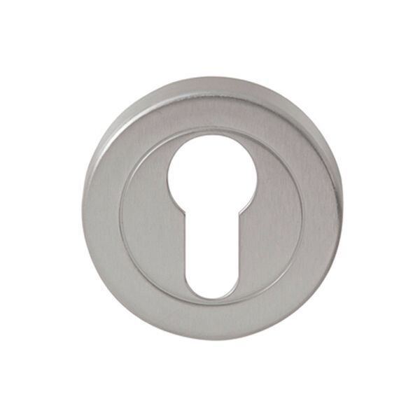 Hafele Yuvarlak Barelli Kapı Kolu Rozeti 52mm, Mat Nikel Renk