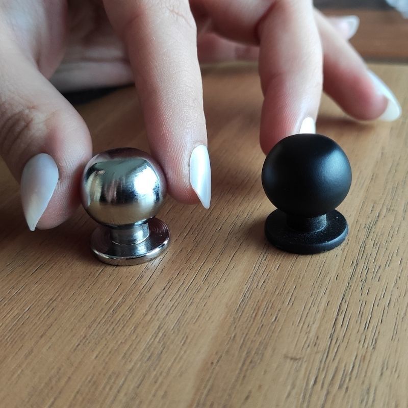 Hafele Düğme Kulp Pearl Jr. Paslanmaz Çelik