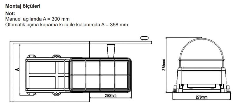 Hafele MAX Temizlik Malzemesi Sepeti Antrasit