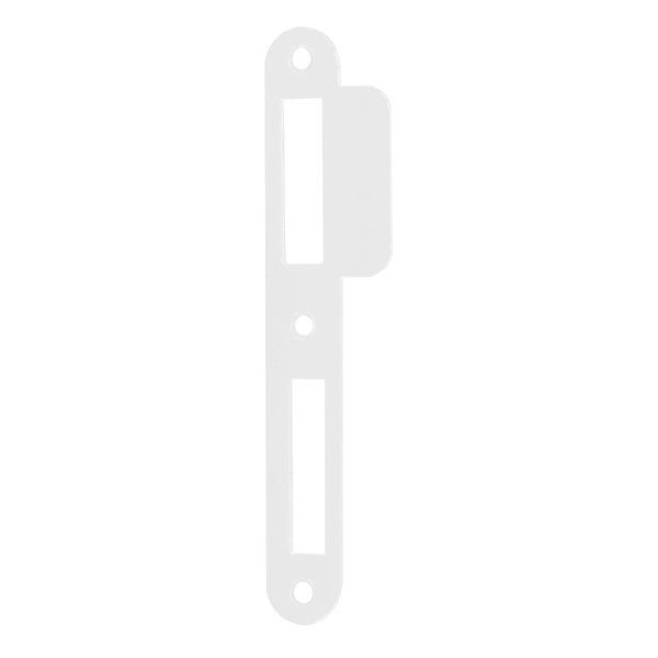 Hafele Düz Kilit Karşılığı 24mm, Beyaz Renk