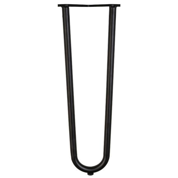 Hafele Neri Ahşap İçin Sehpa Ayağı 410mm, Siyah Renk