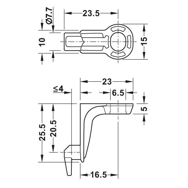 Hafele Arka Panel Bağlantı Elemanı Nikel Ø8Mm (100 Adet)