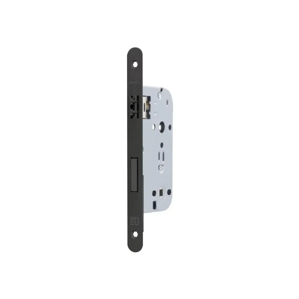 Hafele Wc Çarpma Kilit (Makaralı Kilit) 50/20mm, Mat Siyah Renk