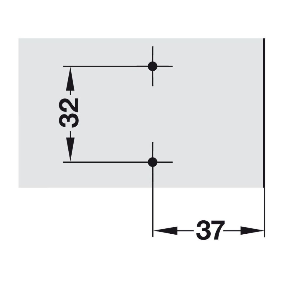 Hafele DUOMATIC 510 SM Menteşe Tabanı