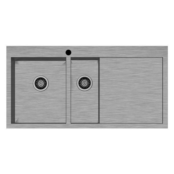 Hafele Novara Plus02 Eviye Seti 1000x510mm Fırçl. Sağ