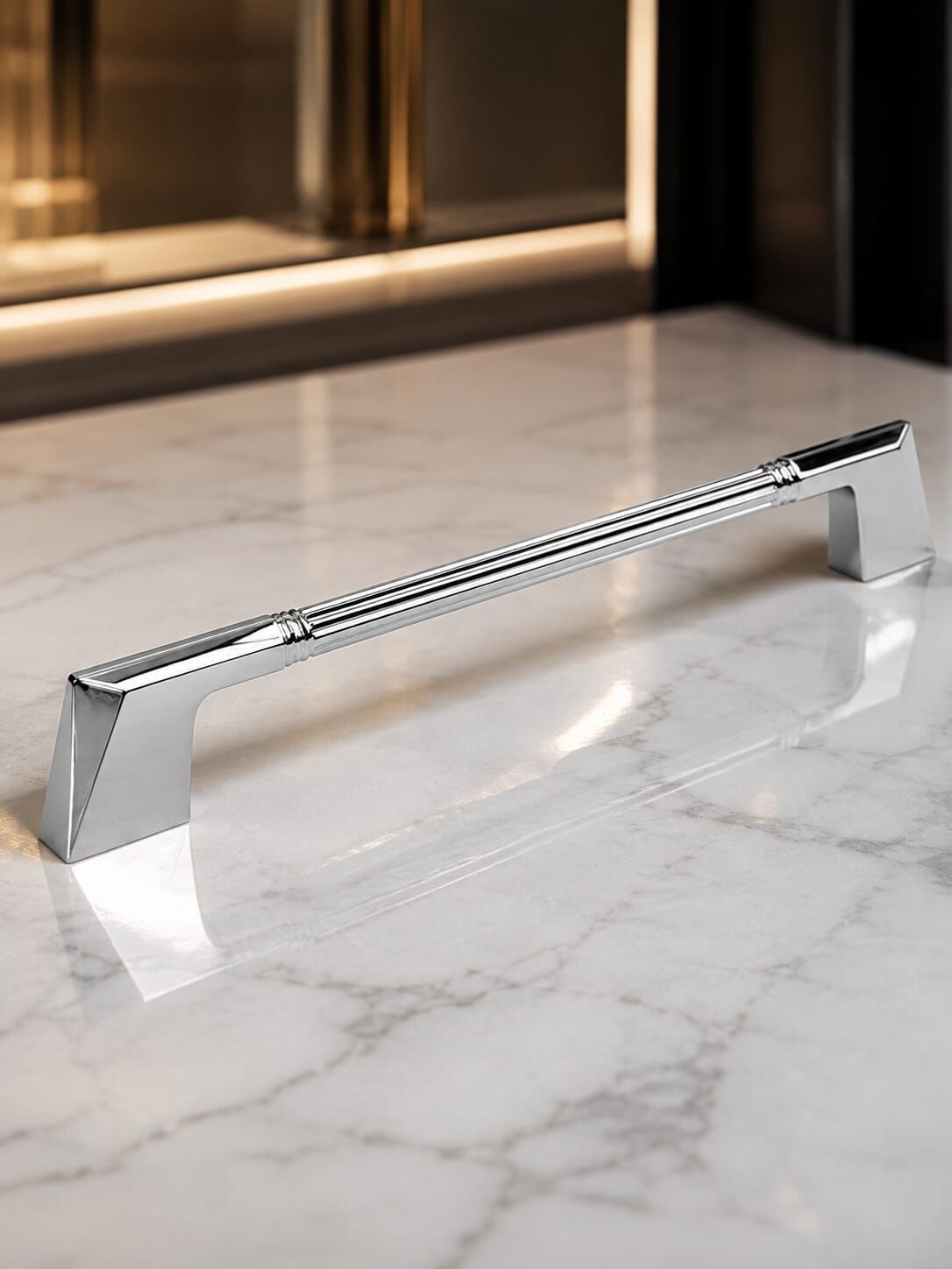 Star Düz& Çizgili Kulp 192 mm Krom  6290