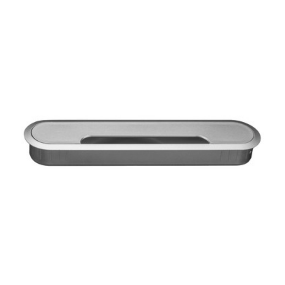 Hafele Kablo Kapağı Oval 207 x 45 mm 2 Parçalı