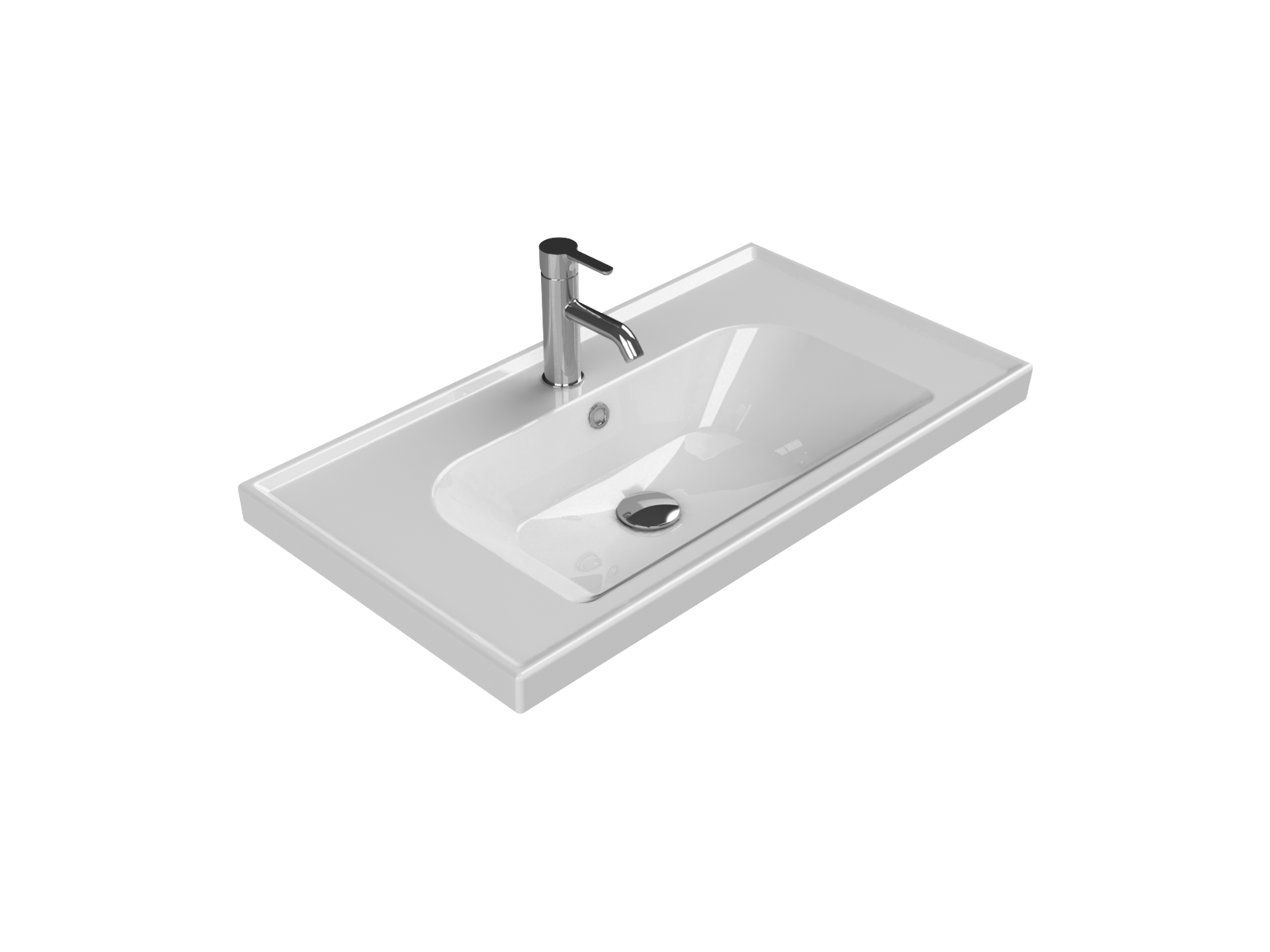 FRAME 80*45 CM ETAJERLİ LAVABO