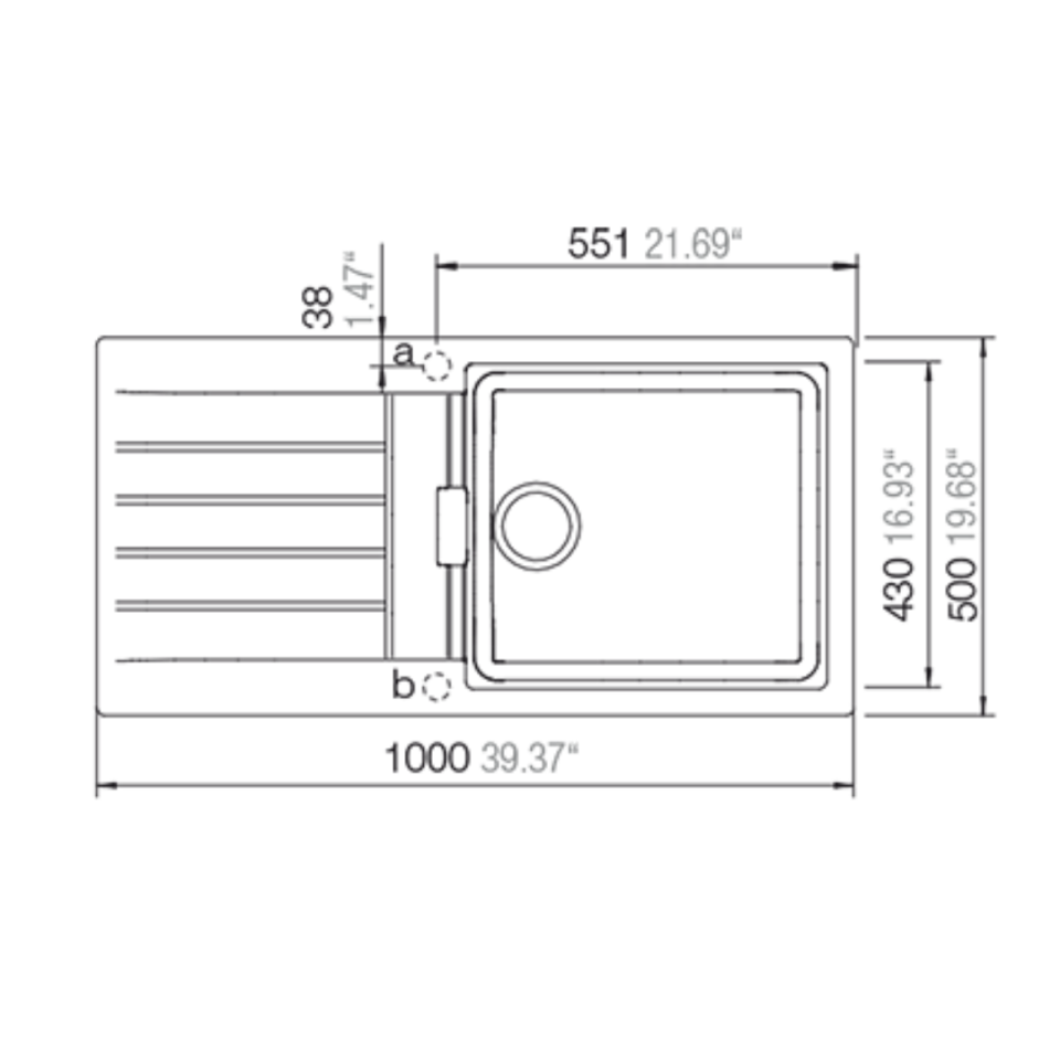 Schock Granit Evye Cristadur Signus D-100L Silverstone