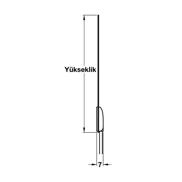 Hafele Ayna Arkası Buğu Çözücü 77W 500x810mm