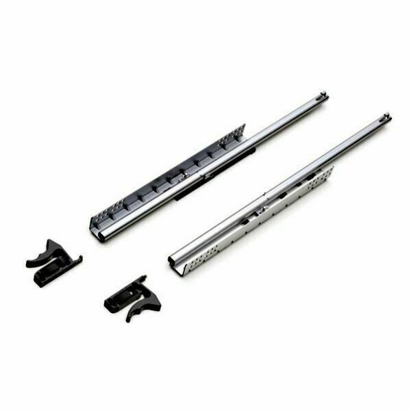 Hafele Gizli Ray Matrix Um S25 Tek Açılım Yavaşlatıcılı 400mm Galvaniz