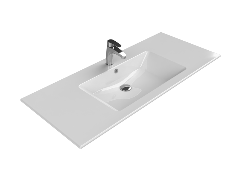 İbiza Serisi Etajerli Lavabo 121*51 cm