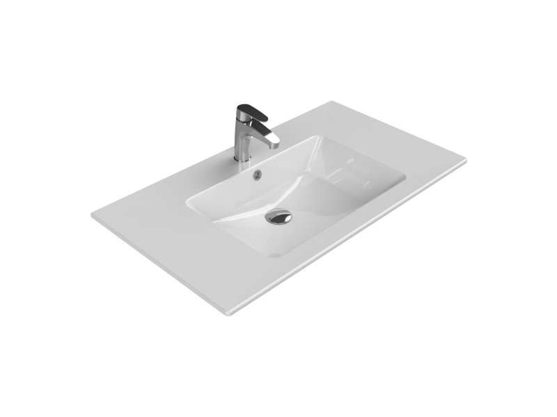İbiza Serisi Etajerli Lavabo 91*51 cm