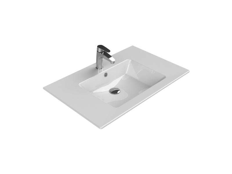 İbiza Serisi Etajerli Lavabo 81*51 cm