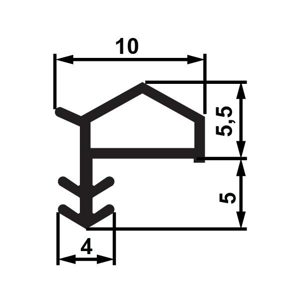 Hafele Yandan Basan Fitil 10mmx100m Bej Renk (100 Metre)