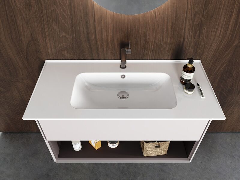 Blue Serisi Etajerli Lavabo Clean Active (Antibakteriyel)  80*47
