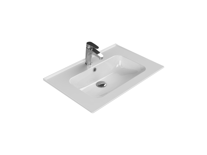 Blue Serisi Etajerli Lavabo Clean Active (Antibakteriyel)  80*47