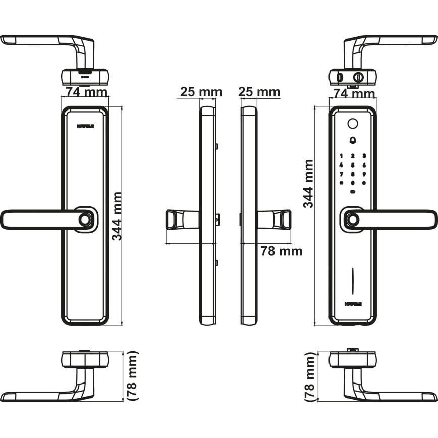 Häfele Akıllı Kilit Sistemleri, ZENITH - ML2501W