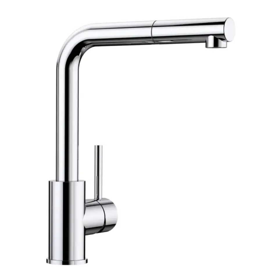 BLANCO QUATO 500-U Evye Seti - MILA - S HP Krom Batarya + LATO Krom Sabunluk