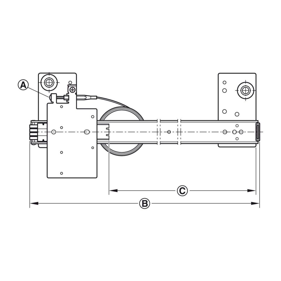 Hafele Slido F-Park71 25B 504 mm Ray Seti