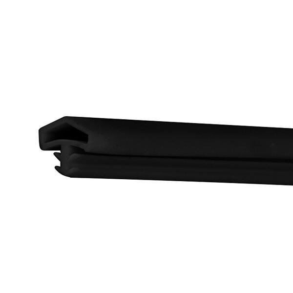 Hafele F03 Ortadan Basan Çatı Tipi Kapı Fitili 10mm, Siyah Renk (100 Metre)