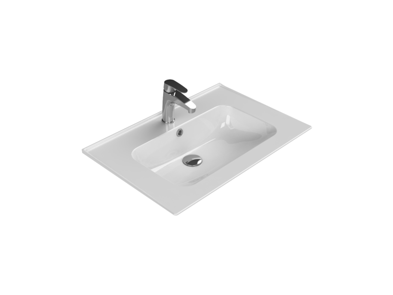 Blue Serisi Etajerli Lavabo Clean Active (Antibakteriyel) 60*47 cm