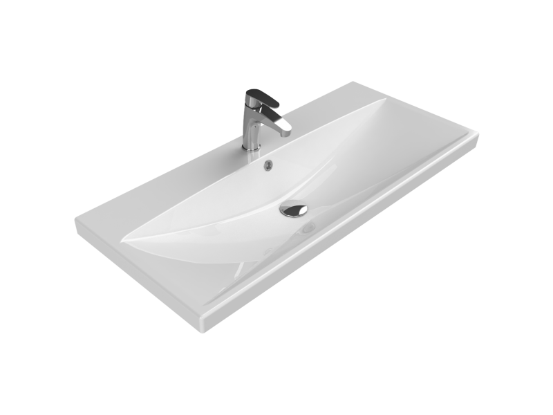 Elite Serisi Etajerli Lavabo Clean Active(Antibakteriyel) 80*45 cm