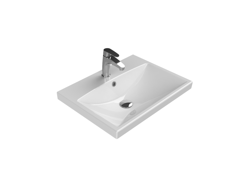 Elite Serisi Etajerli Lavabo Clean Active(Antibakteriyel) 70*45 cm