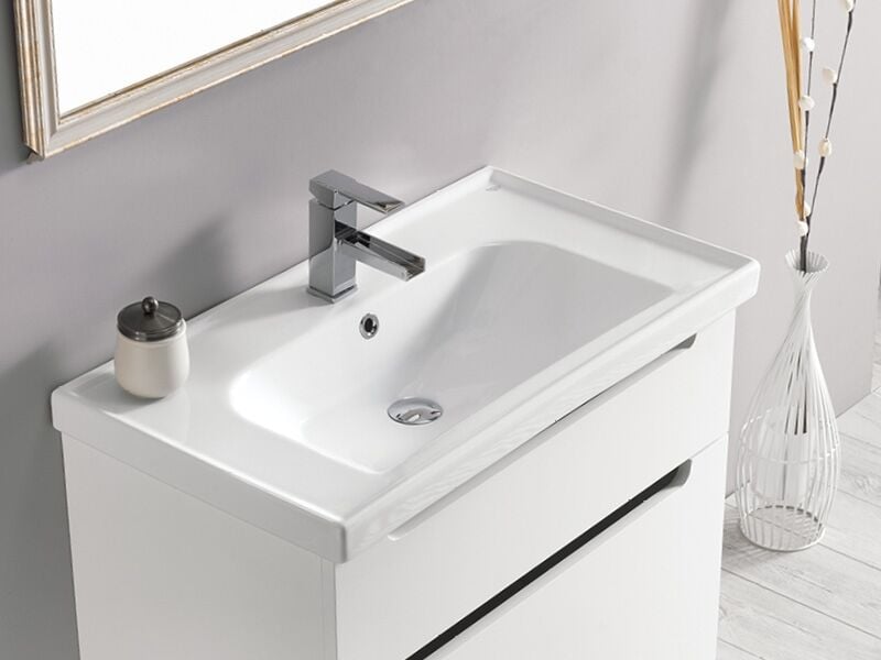 Frame Serisi Etajerli Lavabo Clean Active (Antibakteriyel) 100*45 cm