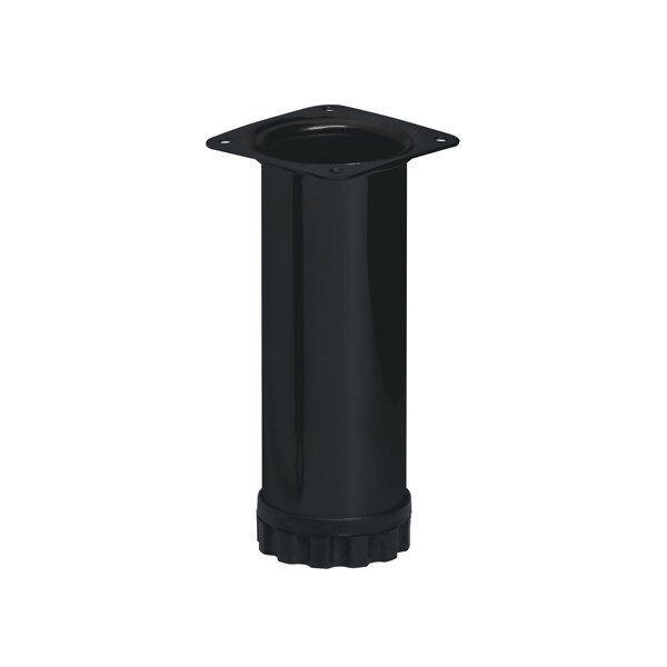 Hafele Mobilya Ayağı Dia 32 Ral9006 200mm Mat Siyah Renk