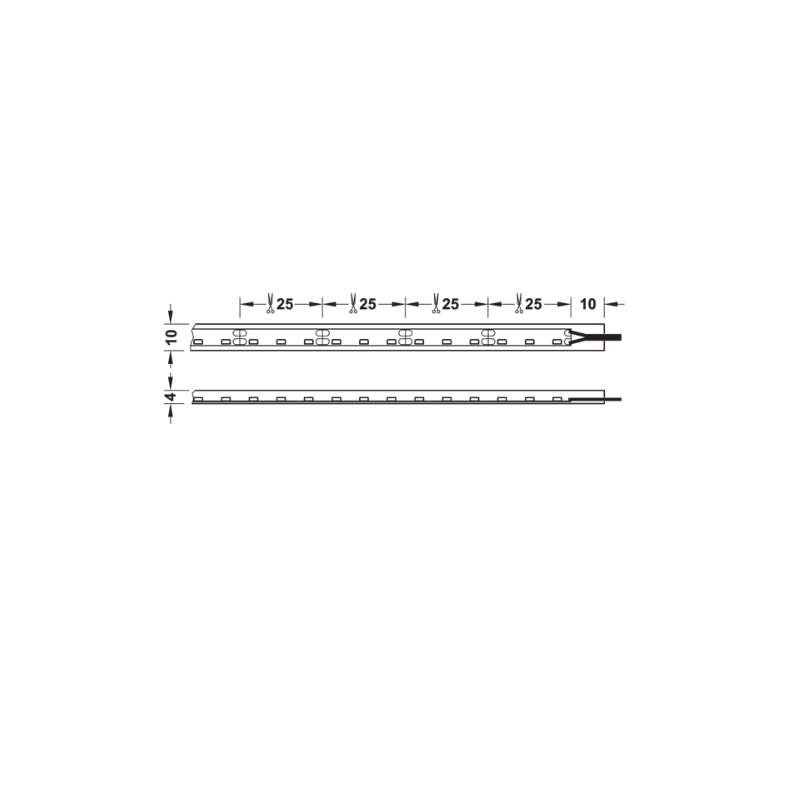 Hafele Led 1152 Şerit Led 12V, 22W, 3100K, 2 Metre