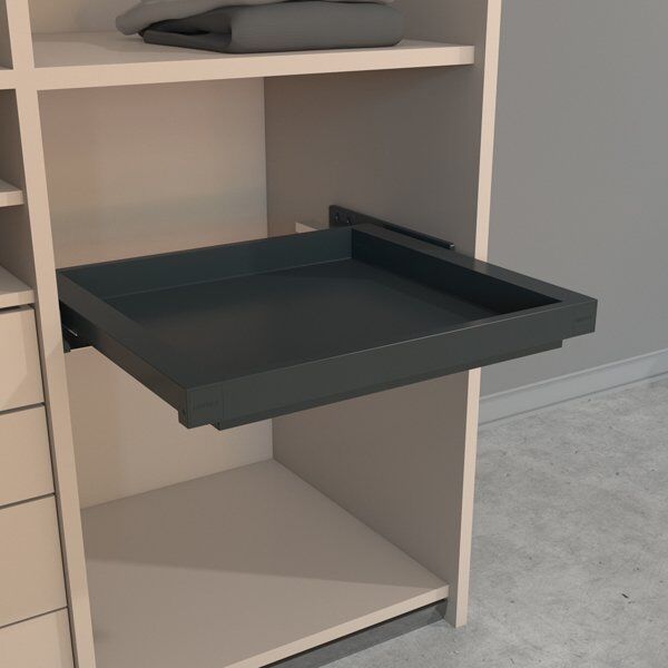 Hafele Aksesuar Çekmecesi Dress Line 900mm Antrasit Renk
