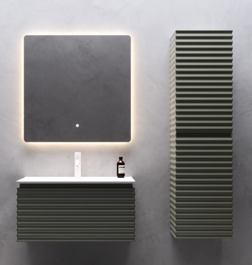 Platinium Series Lizbon 80  cm Banyo Dolapı Set