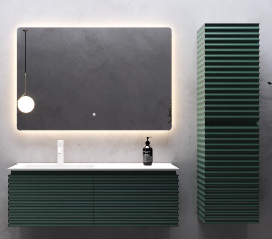 Platinium Series Lizbon 120 cm Banyo Dolapı Set