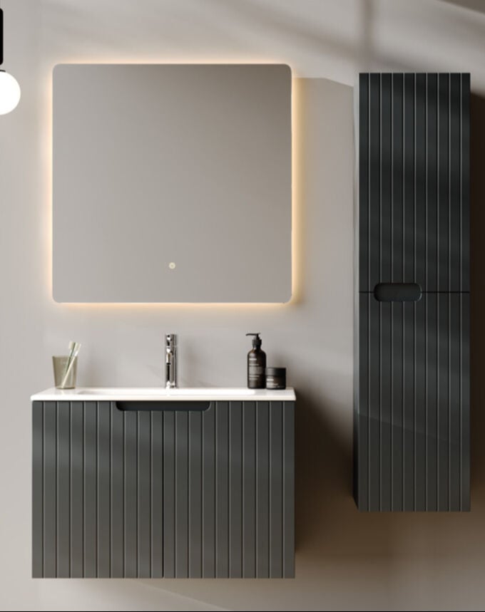 Gold Serisi Mona 80 cm Banyo Dolabı