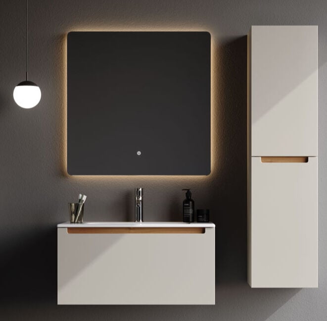 Gold Serisi İbiza 80 cm Banyo Dolabı