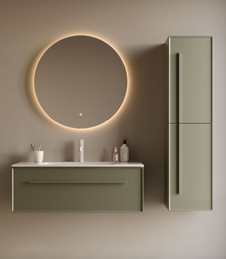 Gold Serisi Lugo 100 cm Banyo Dolabı