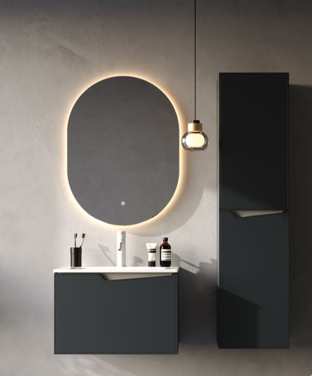 Gold Serisi Braga 60 cm Banyo Dolabı