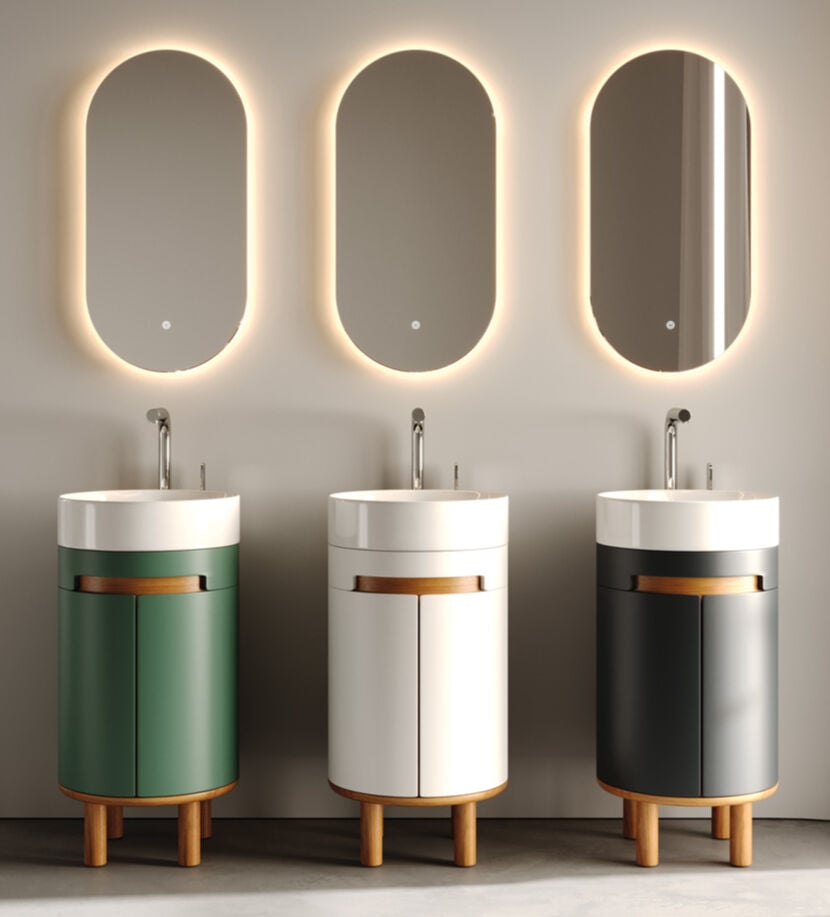 Gold Serisi Masal 42 cm Banyo Dolabı