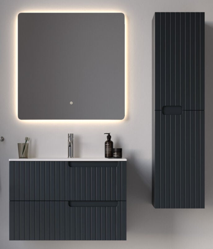 Gold Serisi Enza 80 cm Banyo Dolabı