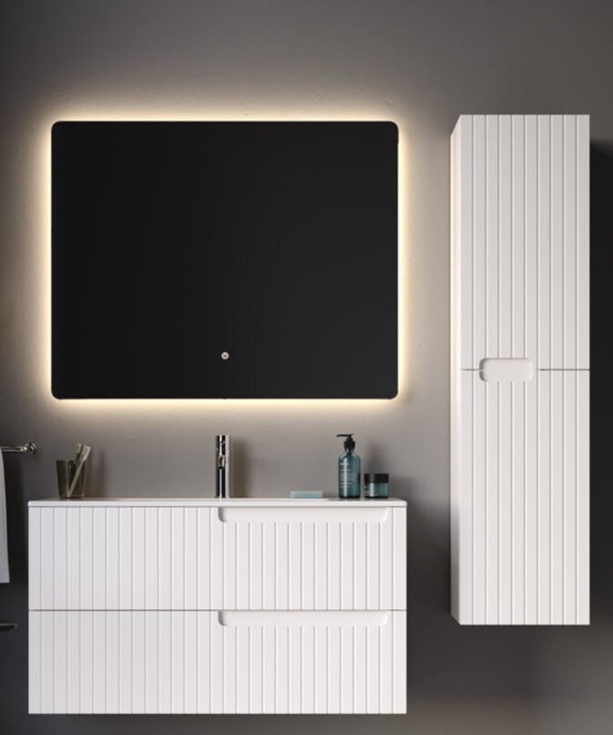 Gold Serisi Enza 100 cm Banyo Dolabı
