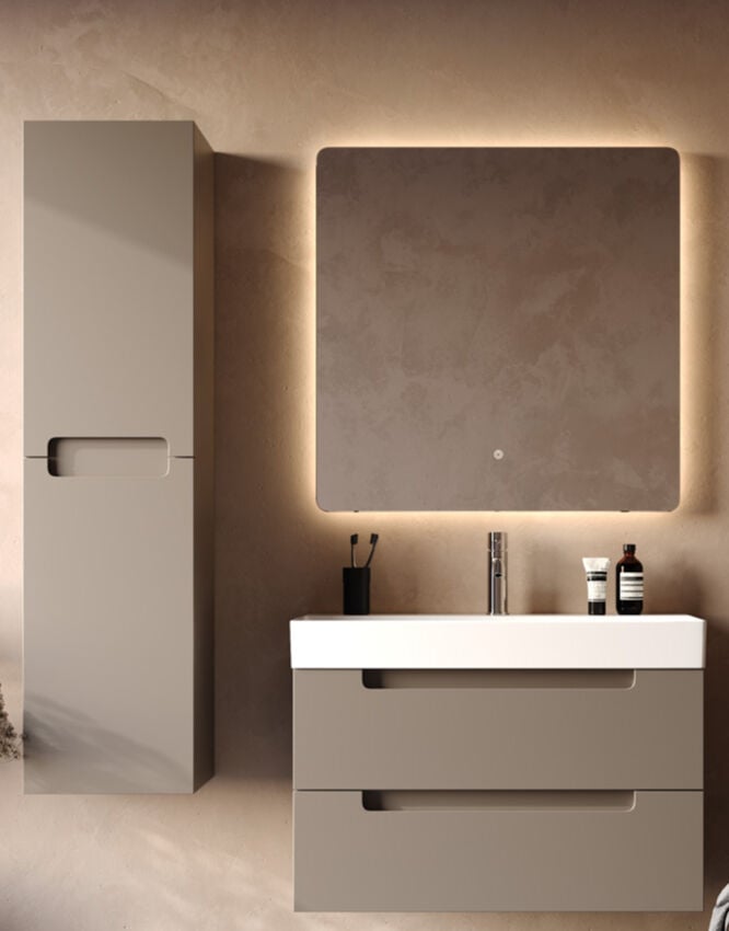 Gold Serisi Maddox 85 cm Banyo Dolabı