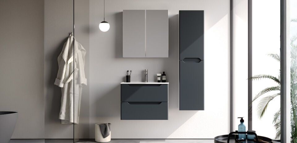 Gold Serisi Perla 65 cm Banyo Dolabı