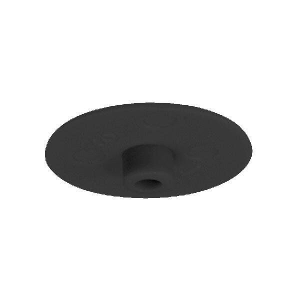 Hafele Minifix Kapak 15mm (500 Adet), Siyah Renk