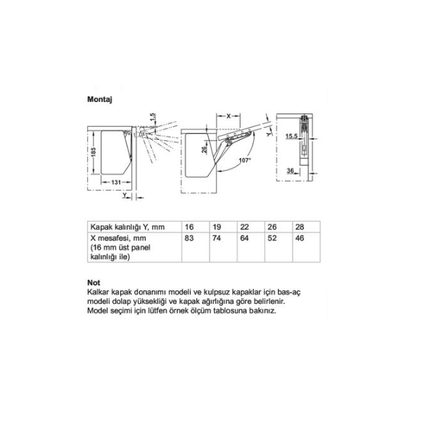 Hafele Free 3.15 Makas Seti D Gri