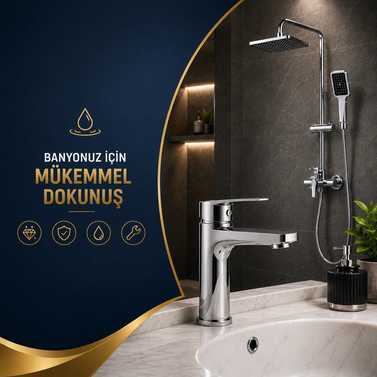 Şık ve Kullanışlı Banyo Armatürleri 